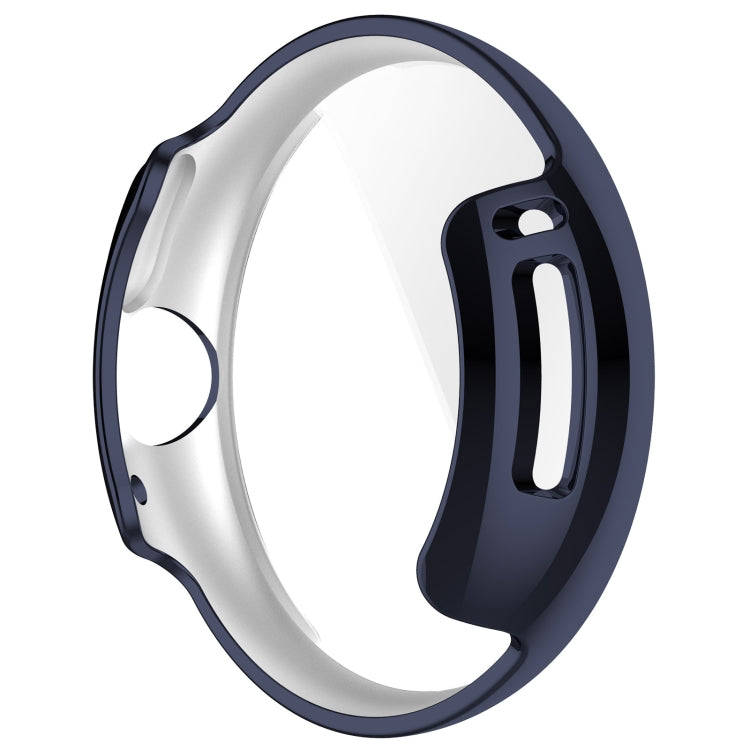 For Google Pixel Watch 2 Full Coverage TPU Electroplated Watch Protective Case(Midnight Blue)