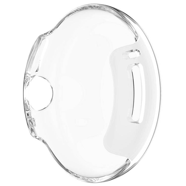 For Google Pixel Watch 2 Full Coverage TPU Electroplated Watch Protective Case(Transparent White)