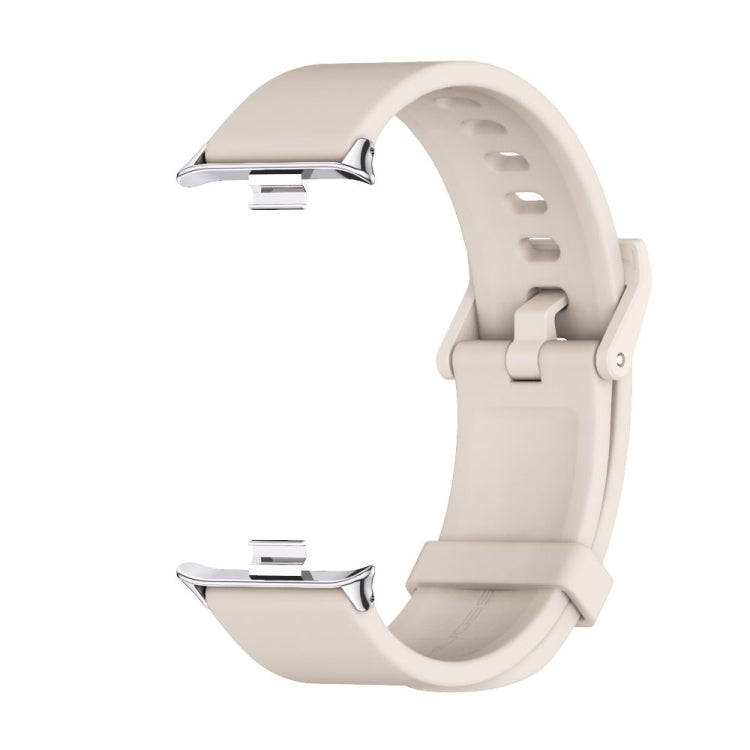 For Xiaomi Smart Band 9 Pro / 8 Pro Mijobs Silicone Breathable Watch Band(Grey+Silver)