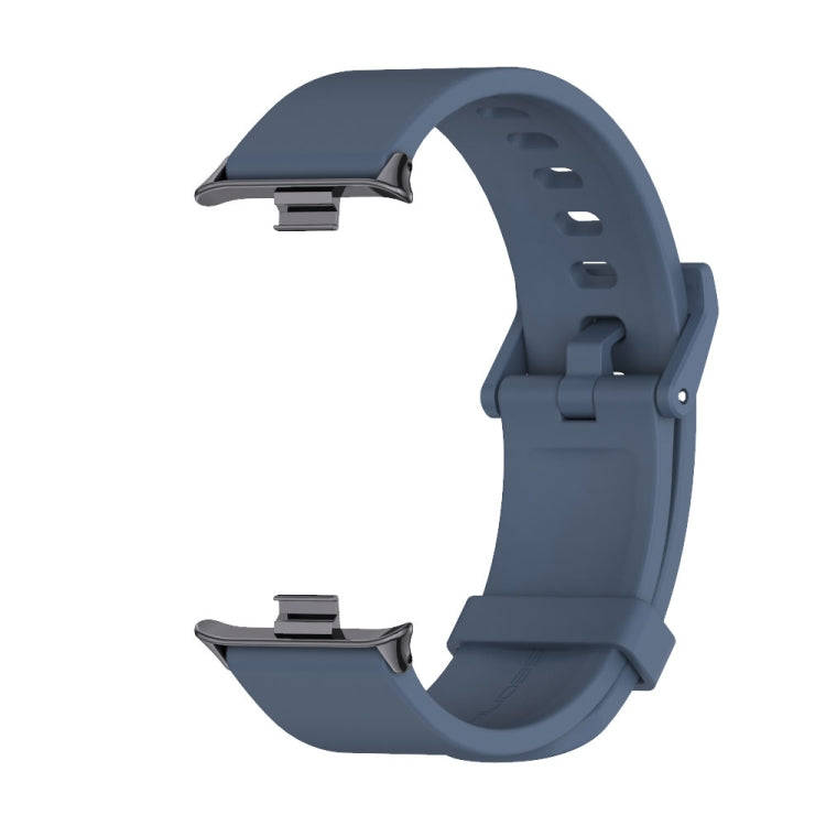 For Xiaomi Smart Band 9 Pro / 8 Pro Mijobs Silicone Breathable Watch Band(Midnight Blue+Black)
