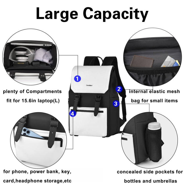 Cwatcun D79 Camera Backpack Multi-Functional Camera  Dual Shoulders Bag, Size:40.5 x 28 x 17.5cm ...