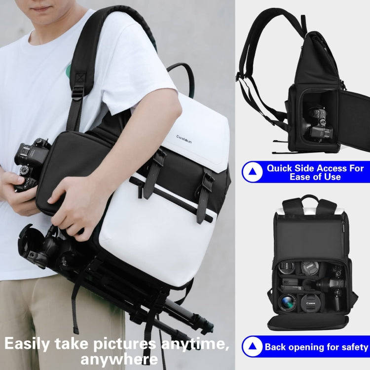 Cwatcun D79 Camera Backpack Multi-Functional Camera  Dual Shoulders Bag, Size:40.5 x 28 x 17.5cm ...