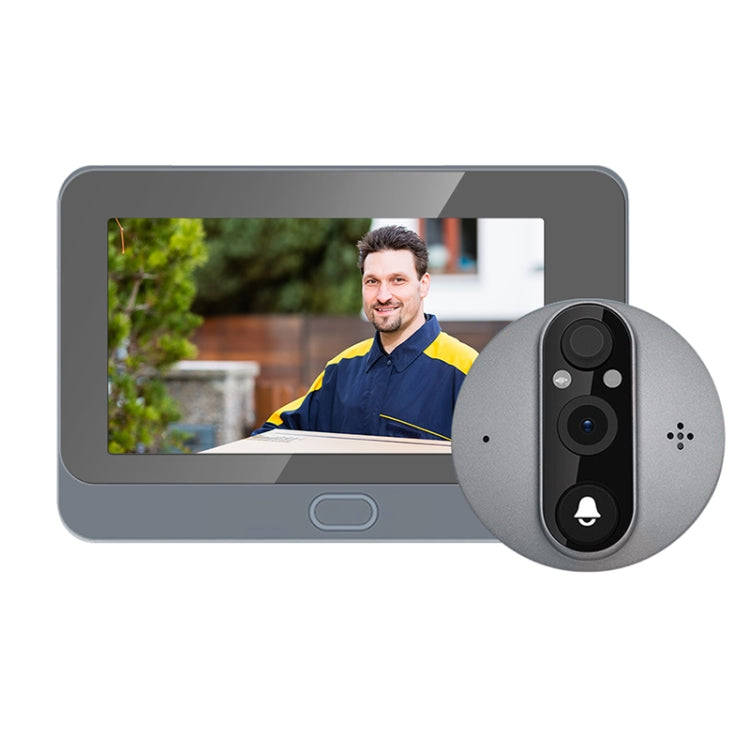 ESCAM C87 1080P 4.3 inch Smart WiFi Digital Door Viewer Supports Wide-Angle PIR & Night Vision & ...