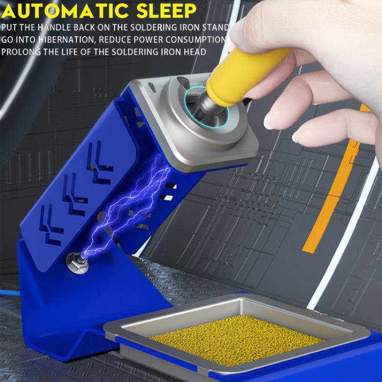 Mechanic 210MAX Dual Station Thermostatic Adjustable Digital Display Soldering Station, Plug:US