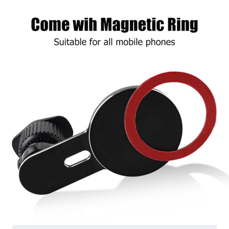 360 Degree Rotating Car Air Outlet Magnetic Phone Holder(Silver)