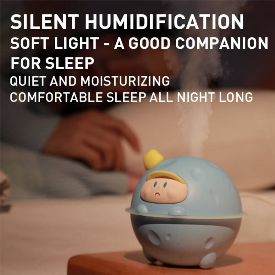 MJ081 USB Mini Desktop Humidifier, Specifications: 160ml(Blue)