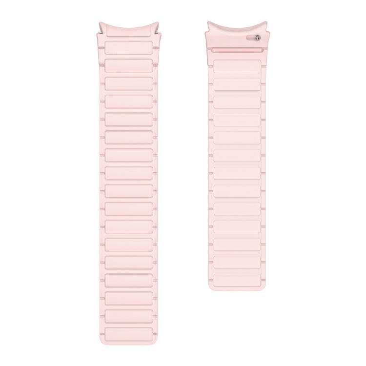 For Samsung Galaxy Watch 6 / 5 / 4 Magnetic Loop Silicone Watch Band(Pink)