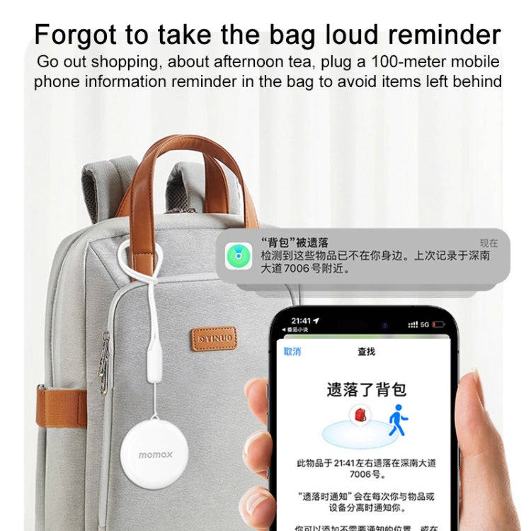 MOMAX BR7 PINPOP Wireless Location Anti-lost Device(White)
