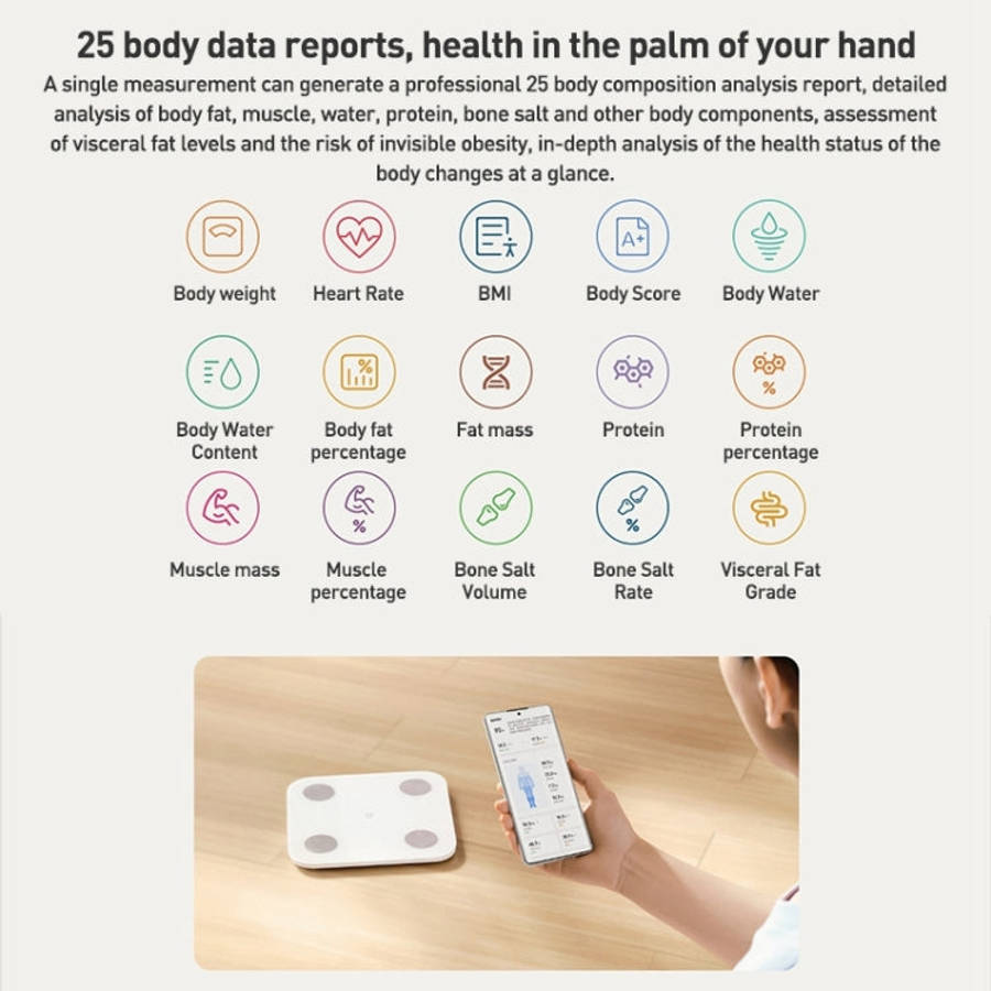 Original Xiaomi Mijia Smart Home Body Fat Scale S400 BT5.0 LED Display Dual Frequency Measurement...