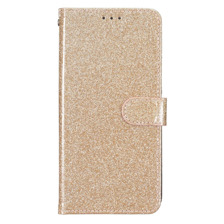 For Blackview A55 Pro Glitter Powder Flip Leather Phone Case(Gold)