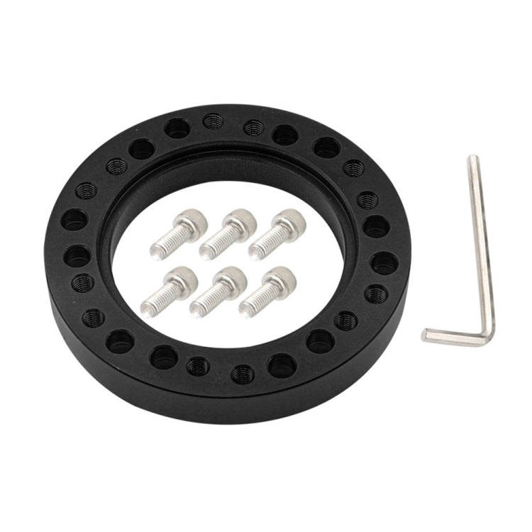 Universal Car Steering Wheel HUB Boss PCD Adapter Kit(Black)