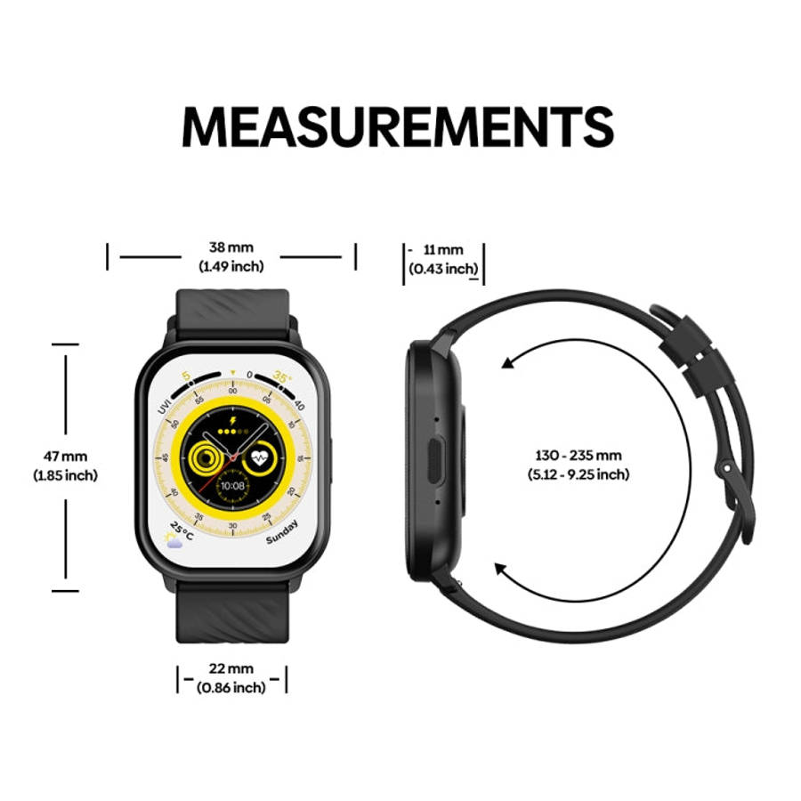 Zeblaze TS 3 2.03 inch IP68 Waterproof Smart Bluetooth Call Watch(Pink)