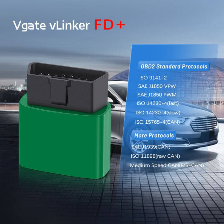 Vgate VLINKER FD + V2.2 Bluetooth 4.0 Car OBD Fault Diagnosis Detector