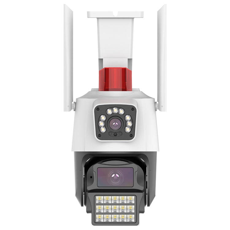 QX87 4MP WiFi Dual Camera Supports Two-way Voice Intercom & Humanoid Detection(US Plug)