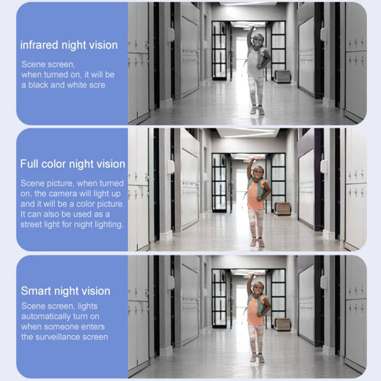QX87 4MP WiFi Dual Camera Supports Two-way Voice Intercom & Humanoid Detection(AU Plug)