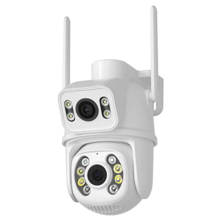 QX95 6MP WiFi Dual Camera Supports Two-way Voice Intercom & AI Recognition(US Plug)