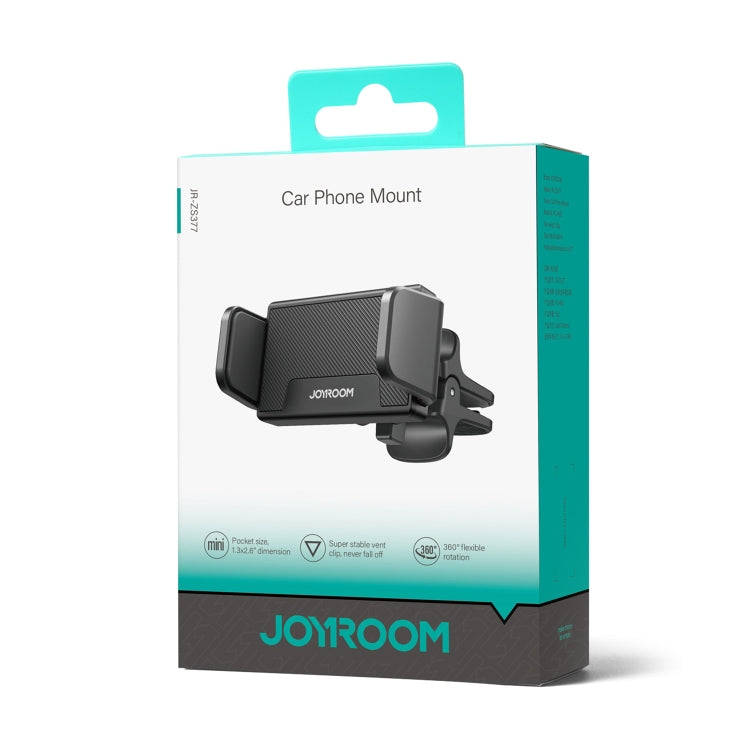 JOYROOM JR-ZS377 Car Air Vent Mobile Phone Navigation Holder(Black)