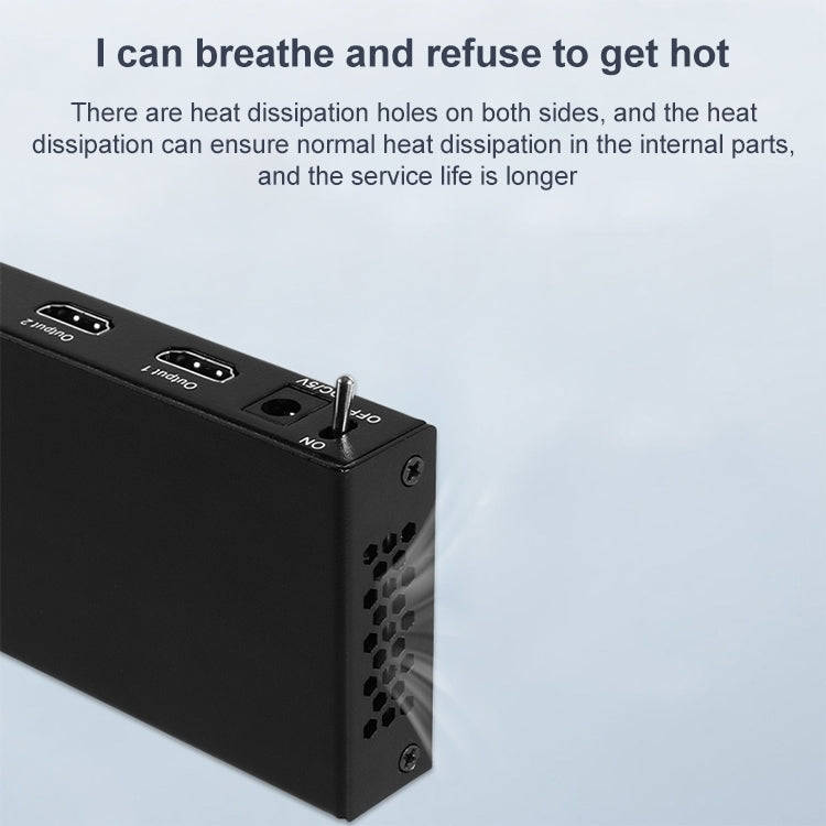 Measy SPH108 1 to 8 4K HDMI 1080P Simultaneous Display Splitter(UK Plug)