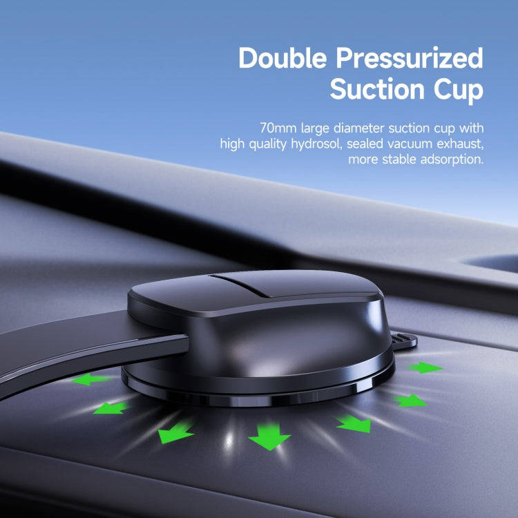 DUZZONA V3 15W Car Magnetic Wireless Charger Phone Holder(Black)