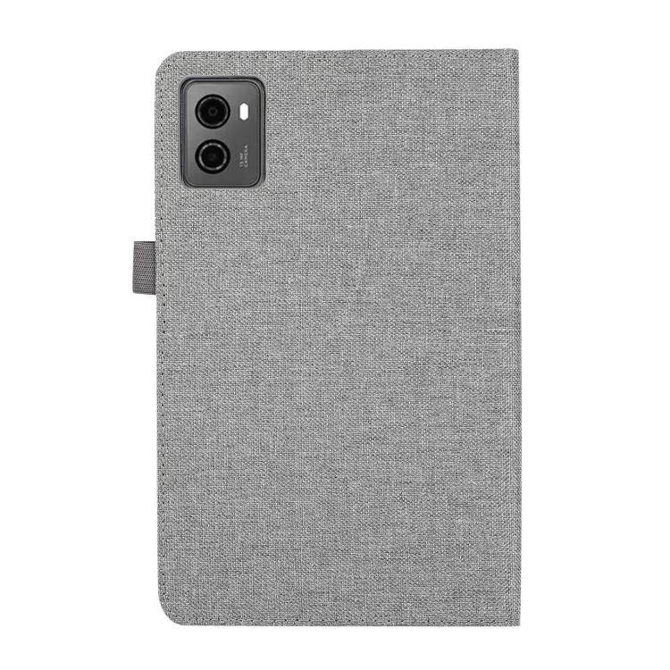 For Lenovo Legion Y700 Gen 4 2025 Fabric Texture Horizontal Flip Leather Tablet Case(Grey)