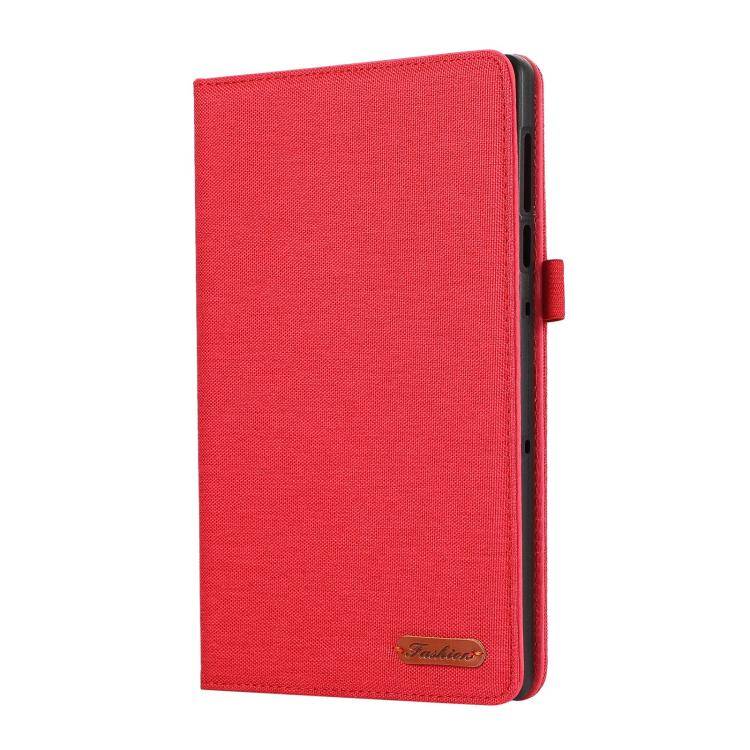 For Lenovo Legion Y700 Gen 4 2025 Fabric Texture Horizontal Flip Leather Tablet Case(Red)