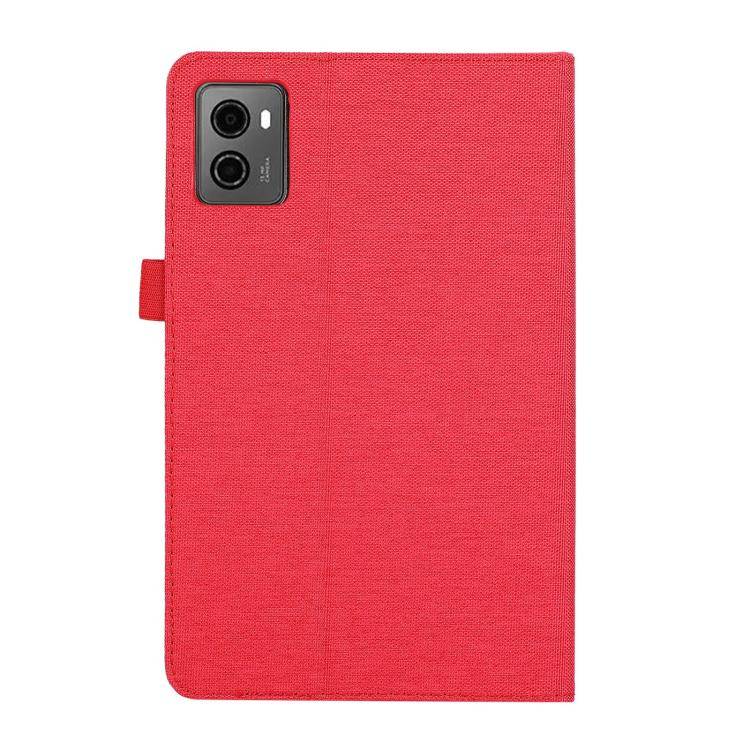 For Lenovo Legion Y700 Gen 4 2025 Fabric Texture Horizontal Flip Leather Tablet Case(Red)