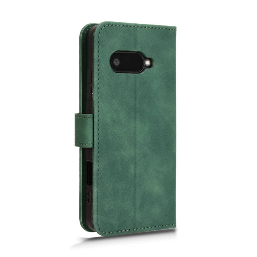 For Kyocera Digno SX4 Skin Feel Magnetic Flip Leather Phone Case(Green)
