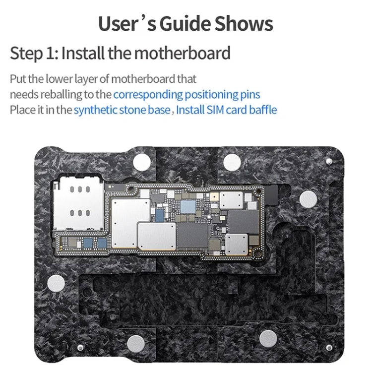 Qianli Magnetic Middle Layer BGA Reballing Platform For iPhone 15 Series