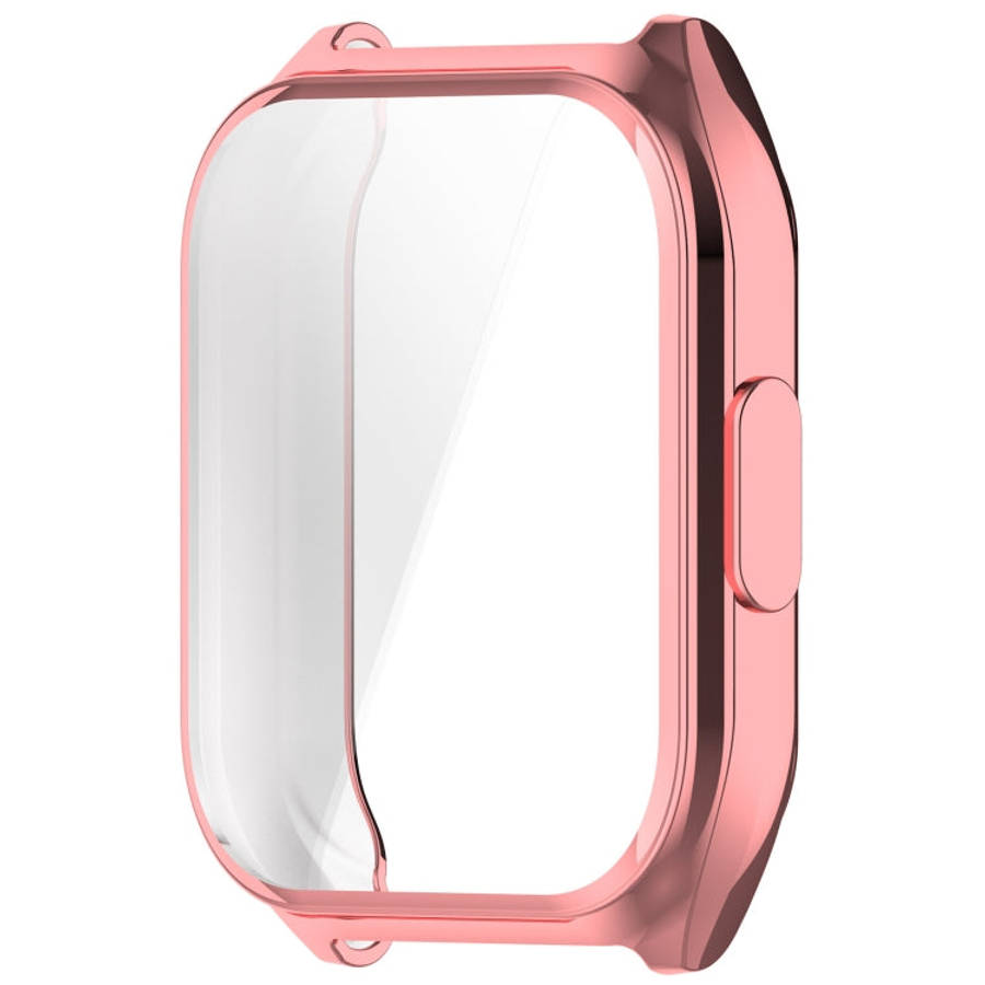 For Xiaomi HayLou Smart Watch 2 Pro Full Coverage TPU Electroplated Watch Protective Case(Pink Gold)