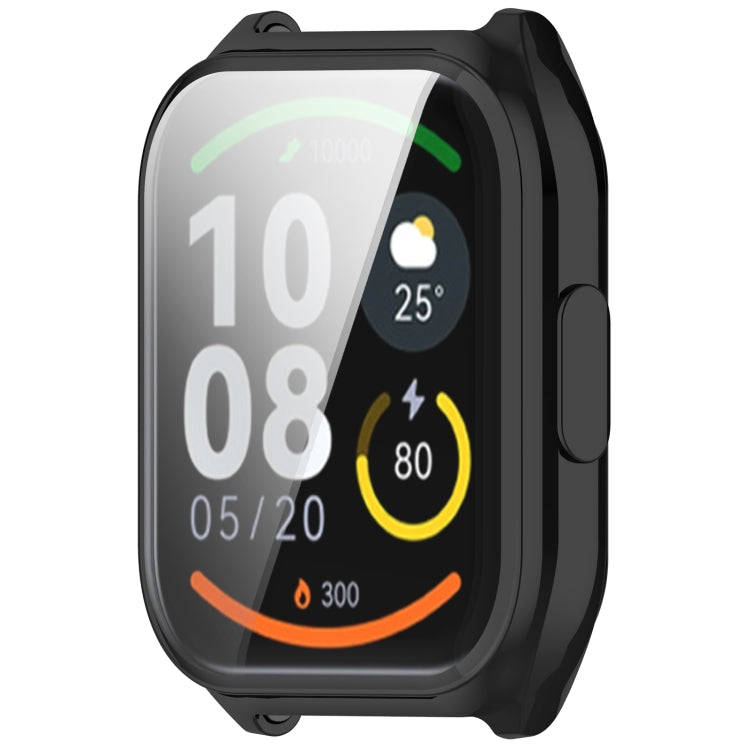 For Xiaomi HayLou Smart Watch 2 Pro Full Coverage TPU Electroplated Watch Protective Case(Black)