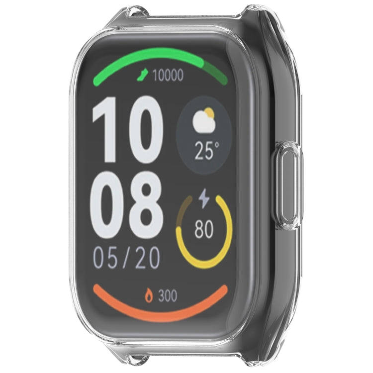 For Xiaomi HayLou Smart Watch 2 Pro Full Coverage TPU Electroplated Watch Protective Case(Transpa...