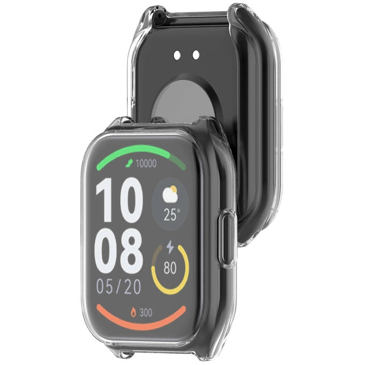 For Xiaomi HayLou Smart Watch 2 Pro Full Coverage TPU Electroplated Watch Protective Case(Transpa...