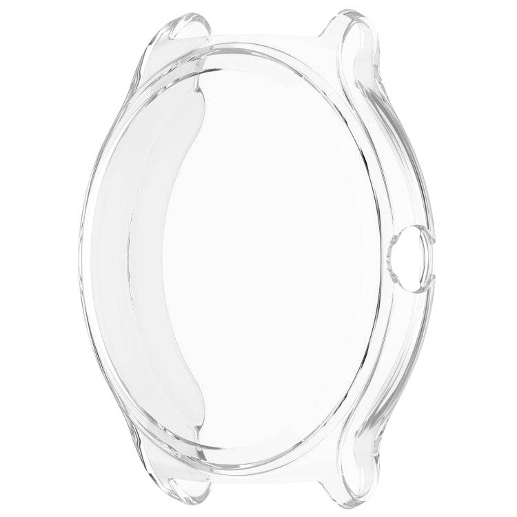 For Xiaomi HayLou Solar Lite Full Coverage TPU Electroplated Watch Protective Case(Transparent)