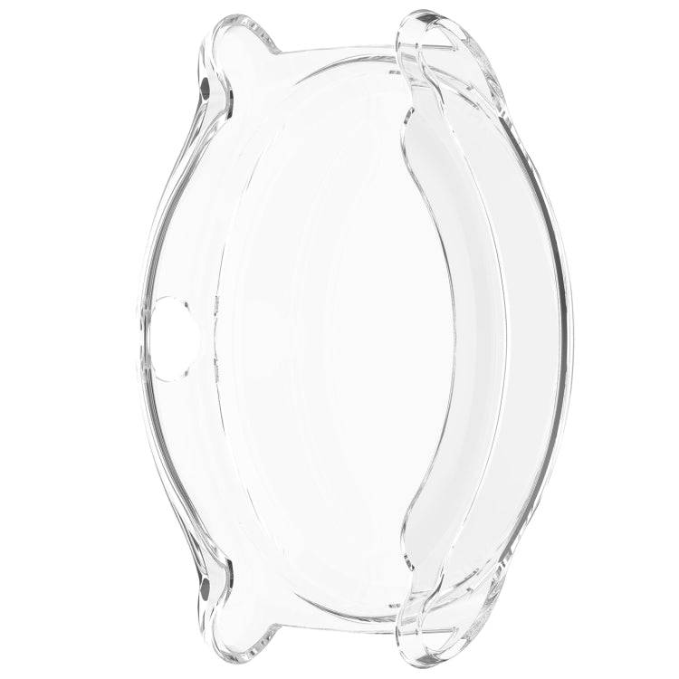 For Xiaomi HayLou Solar Lite Full Coverage TPU Electroplated Watch Protective Case(Transparent)