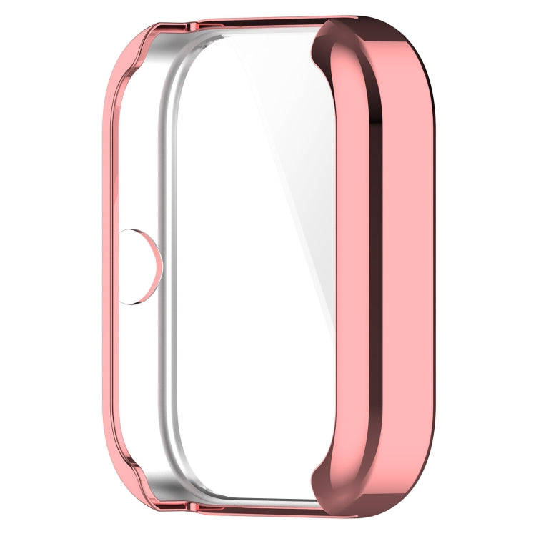 For Xiaomi HayLou GST / GST Lite Full Coverage TPU Electroplated Watch Protective Case(Pink Gold)