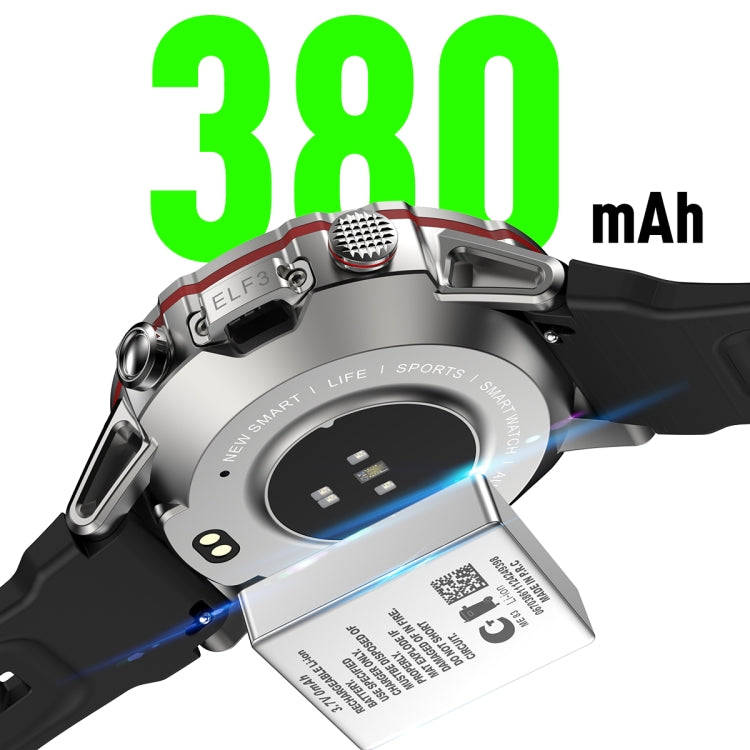 LEMFO ELF3 1.39 inch TFT Round Screen Outdoor Steel Strap Smart Watch Supports Blood Oxygen Monit...