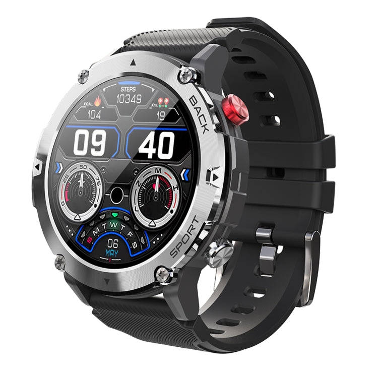 LEMFO LF26MAX 1.32 inch HD Round Screen Smart Watch Supports Bluetooth Calls(Silver)