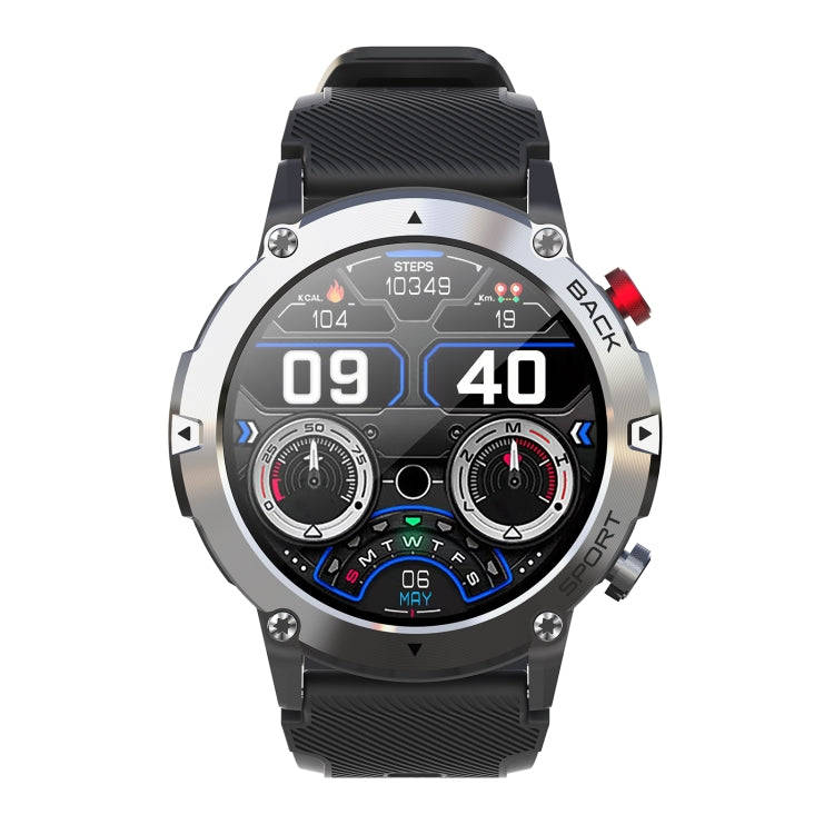LEMFO LF26MAX 1.32 inch HD Round Screen Smart Watch Supports Bluetooth Calls(Silver)