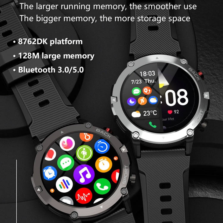 LEMFO LF26MAX 1.32 inch HD Round Screen Smart Watch Supports Bluetooth Calls(Silver)