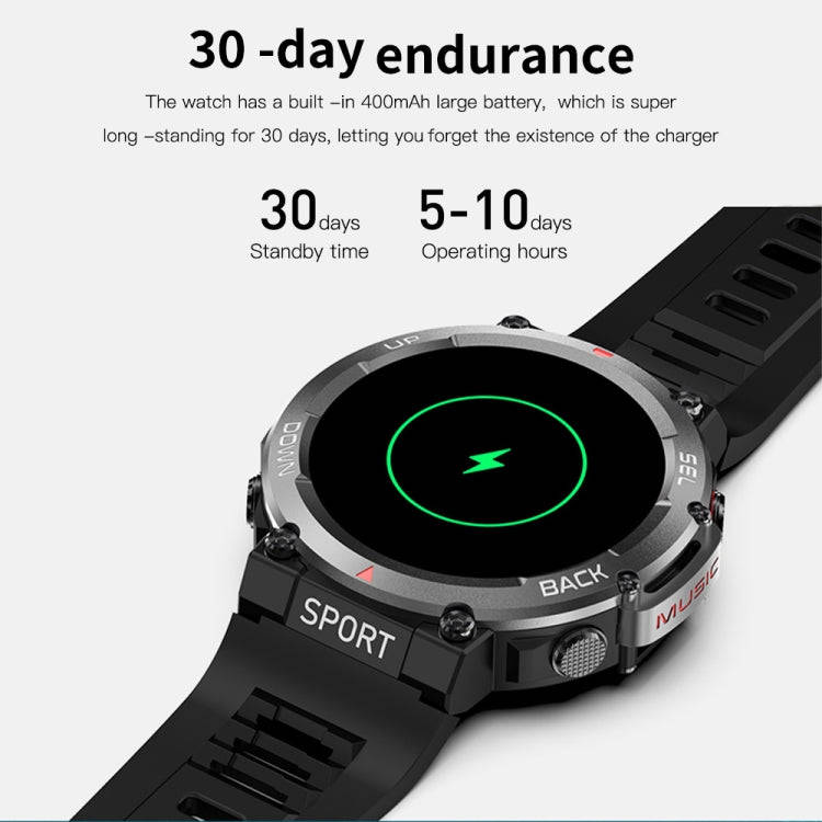 LEMFO LF33 1.39 inch TFT Round Screen Smart Watch Supports Bluetooth Calls(Black)