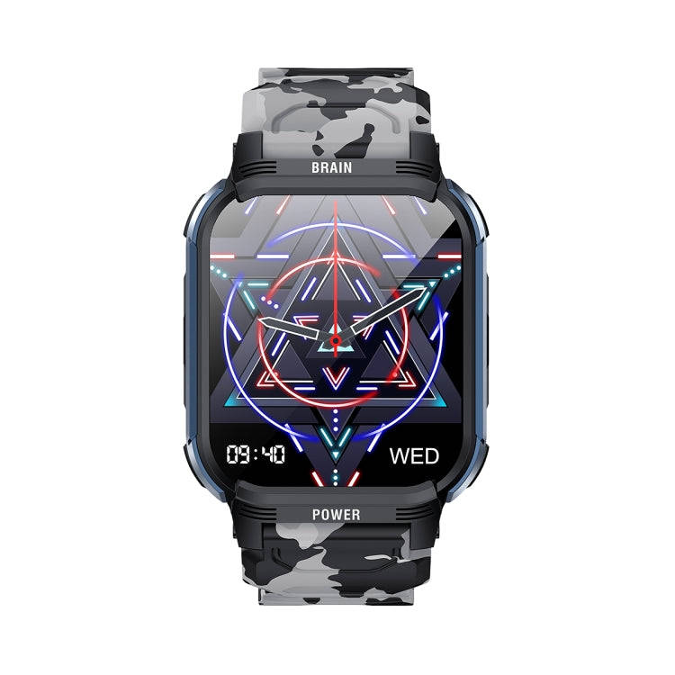 LEMFO LT08 1.85 inch TFT Screen Smart Watch Supports Bluetooth Calls(Blue Black)