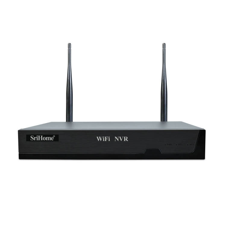 SriHome NVS001E-IPC047 Ultra HD 4 Channel WiFi Network Video Recorder Set(EU Plug)