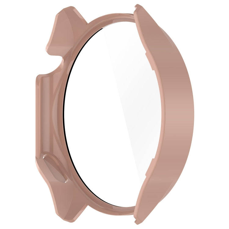 For OnePlus Watch 2 / OPPO Watch X PC + Tempered Film Integrated Watch Protective Case(Pink)