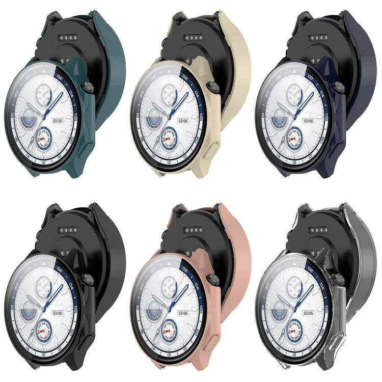 For OnePlus Watch 2 / OPPO Watch X PC + Tempered Film Integrated Watch Protective Case(Transparent)