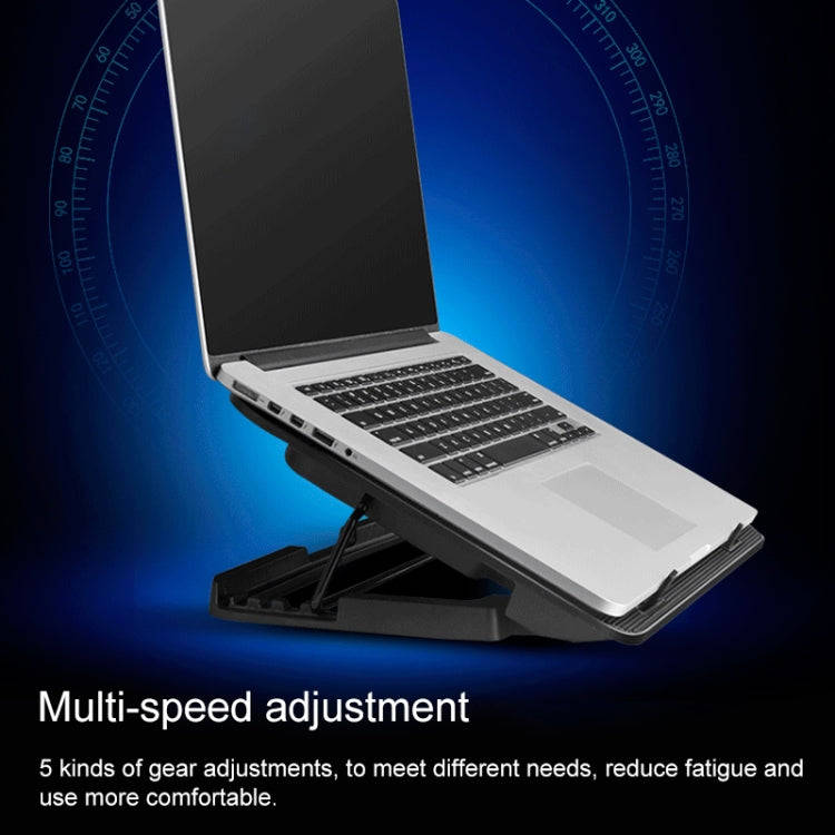 ICE COOREL Notebook Computer Base Speed Control Silent Six-fan Cooling Holder Cooling Rack, Style...
