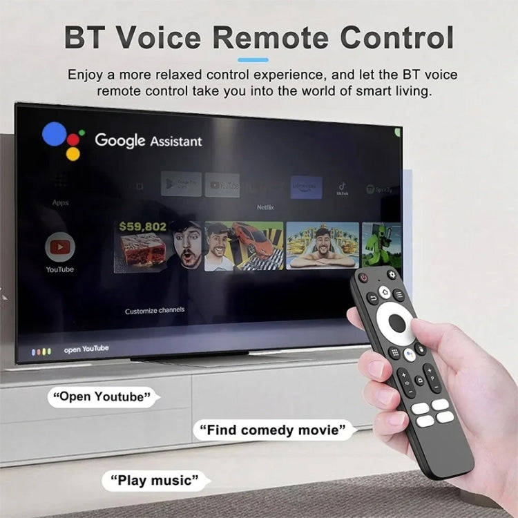 LEMFO DQ10 Allwinner H618 Quad Core ARM Cortex A53 8K HD Android TV Stick, RAM:2GB+16GB(AU Plug)
