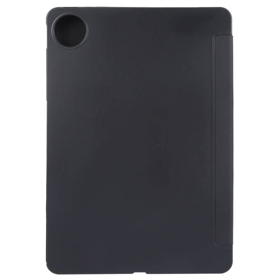 For Huawei MatePad Pro 13.2 Tri-fold Silicone Leather Tablet Case(Black)