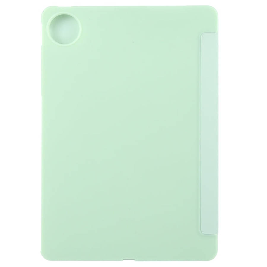 For Huawei MatePad Pro 13.2 Tri-fold Silicone Leather Tablet Case(Green)