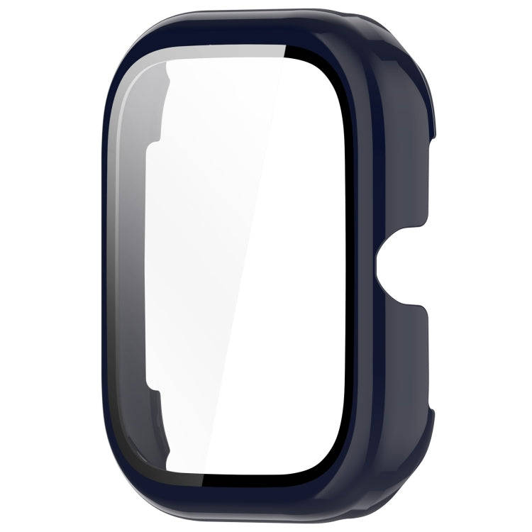 For Honor Choice Haylou Watch PC + Tempered Film Integrated Protective Watch Case(Ink Blue)