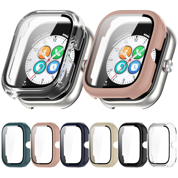 For Honor Choice Haylou Watch PC + Tempered Film Integrated Protective Watch Case(Ink Blue)